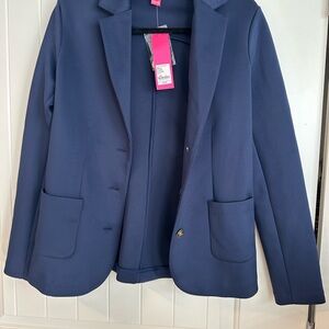 Lilly Pulitzer Sassy Navy Blue Women's Blazer